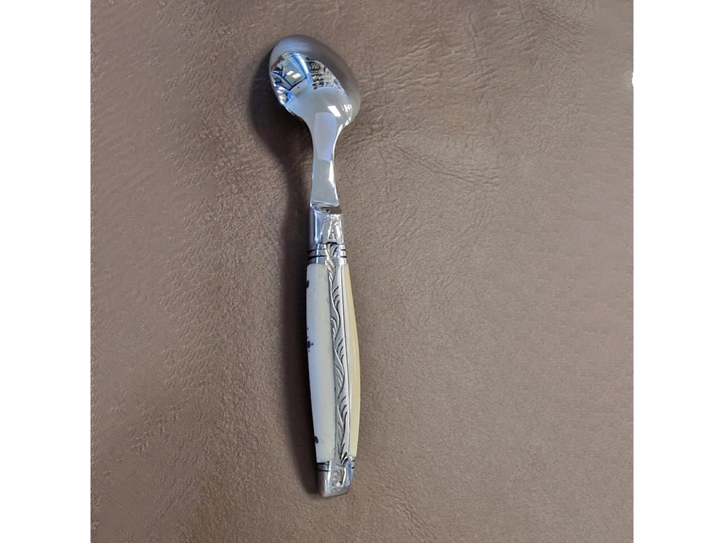 Laguiole Prestige teske white bone