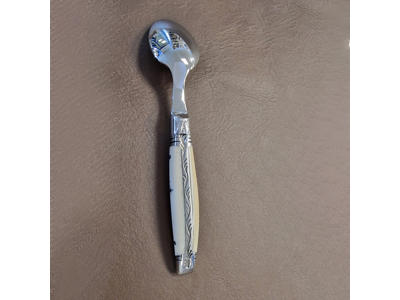 Laguiole Prestige teske white bone