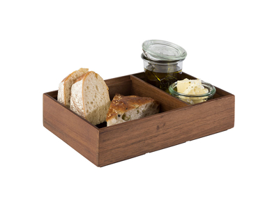 Opbevaringskasse Akacietræ 22,5x15 cm  