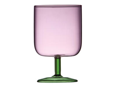 Glas Vin Torino 30 cl 2 stk. Pink/Grøn