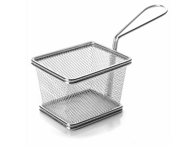Friturekurv Mini kvadrat 10x8 cm RF