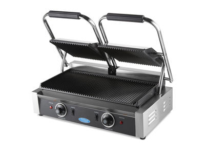 Maxima panini grill 2x1800W Dobbelt