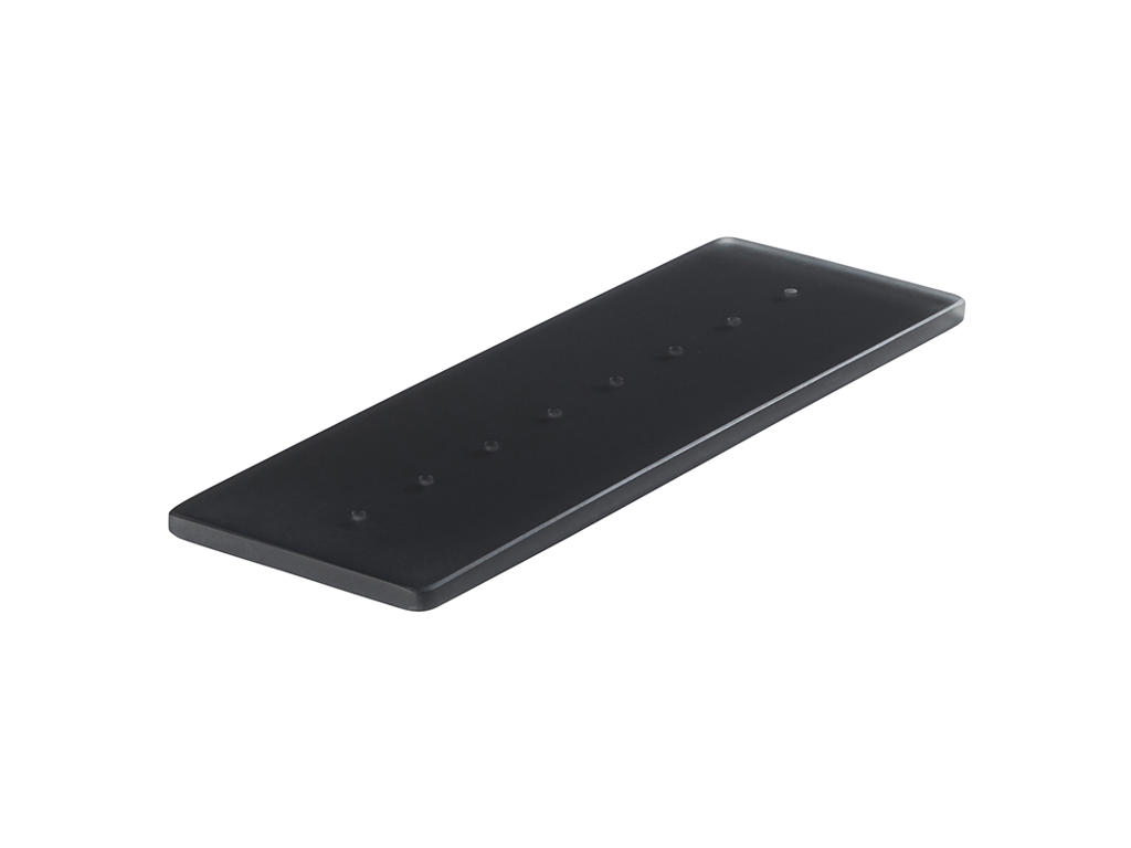 Bakke 8 huller 30x10 cm Antracit Mealplak