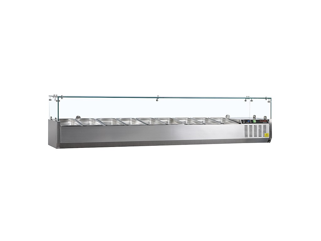 Køleopsats GN1/3 x9 RF glas top