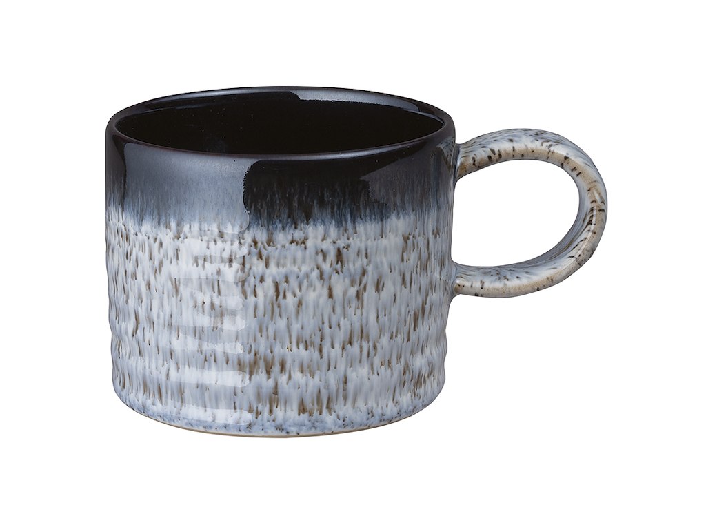 Denby Kiln Kop med hank – Rillet halo 295 ml