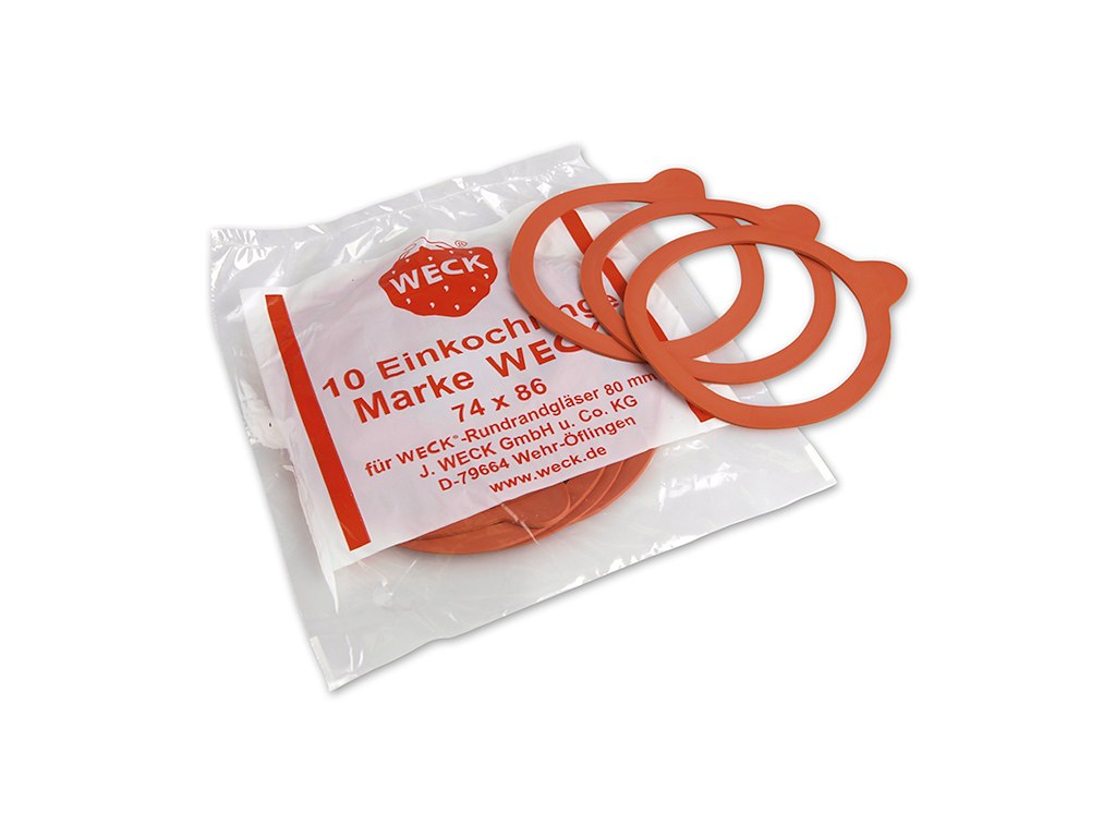 Weck Gummiring  BRR80- pakke med 10 stk