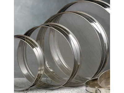 Melsigte rustfri 25 cm.