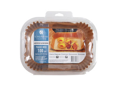 Papirforme t. Airfryer 22x15 cm 100 stk.
