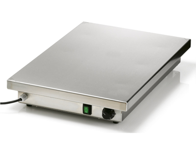 Varmeplade 60x40x9cm rustfri Bourgeat