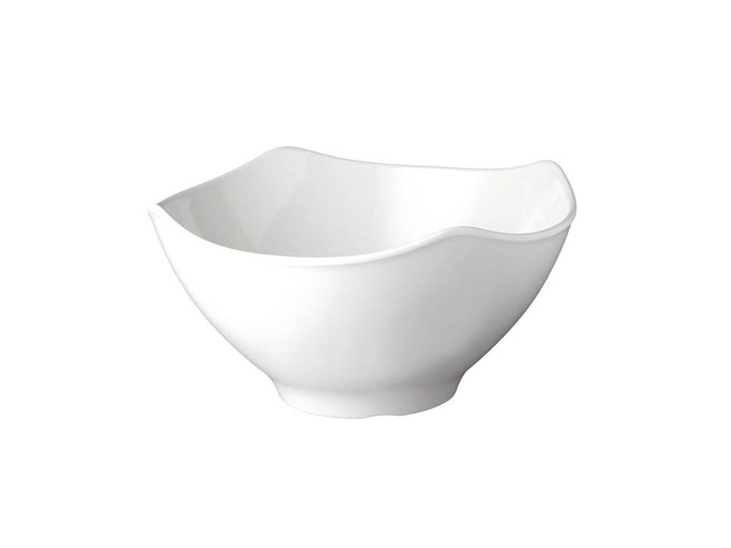 Melamin skål Hvid Ø 40 cm, H: 17,5 cm