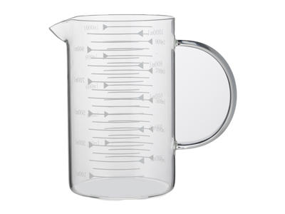 Litermål 1 ltr. Borosilikatglas