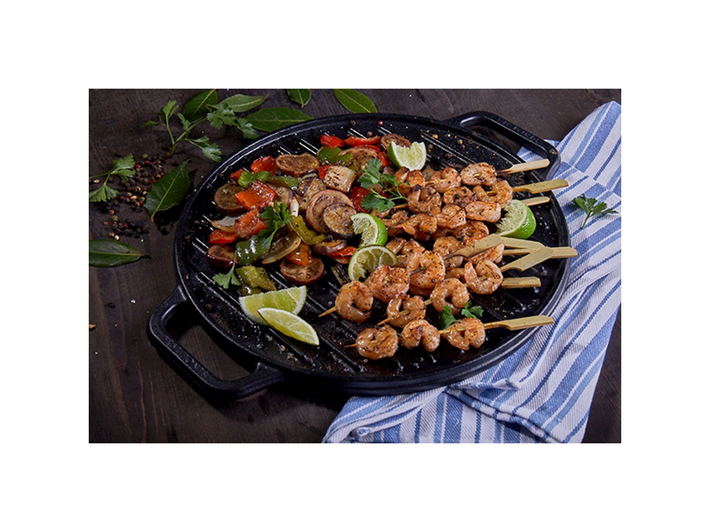 Grillpande, vendbar, Ø32, Victoria, støbejern