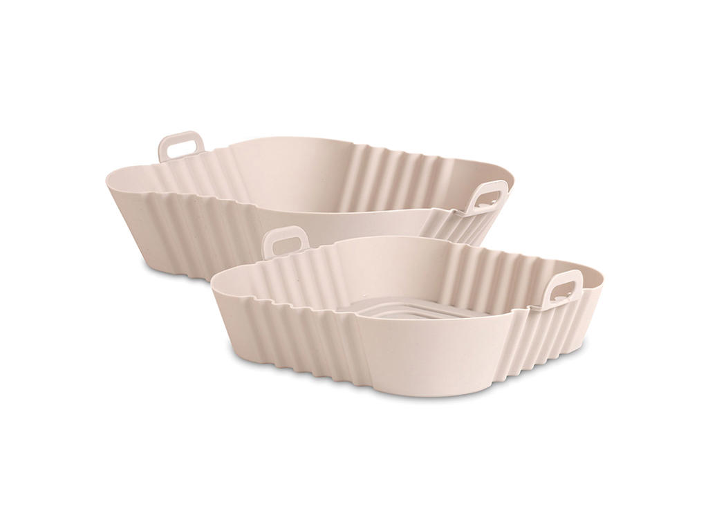 Silikoneform sæt til airfryer 18x18cm & 21x21cm