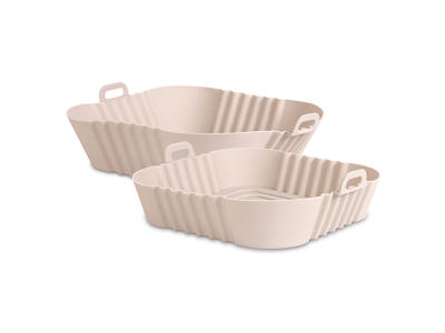Silikoneform sæt til airfryer 18x18cm & 21x21cm