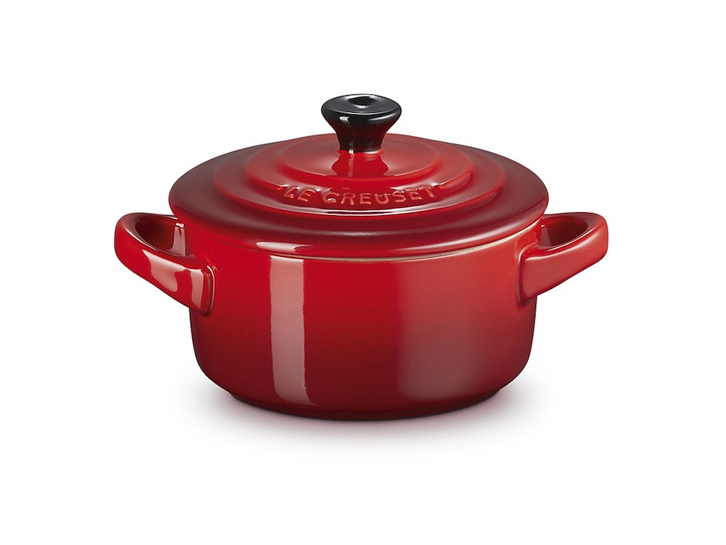 Le Creuset mini stentøjsgryde Ø 10 cm i cerise