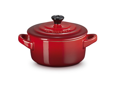 Le Creuset mini stentøjsgryde Ø 10 cm i cerise