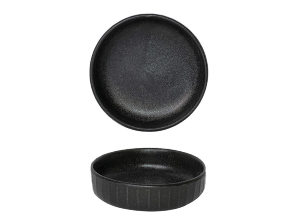 Skål Lav Ø13 cm Sort Gordion