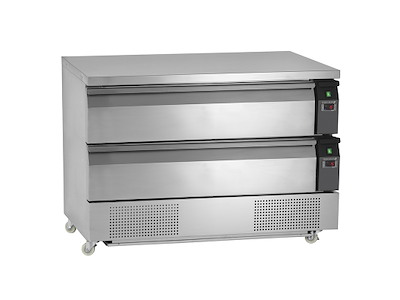 Køle-/frysebord m/2 skuffer GN3/1 
