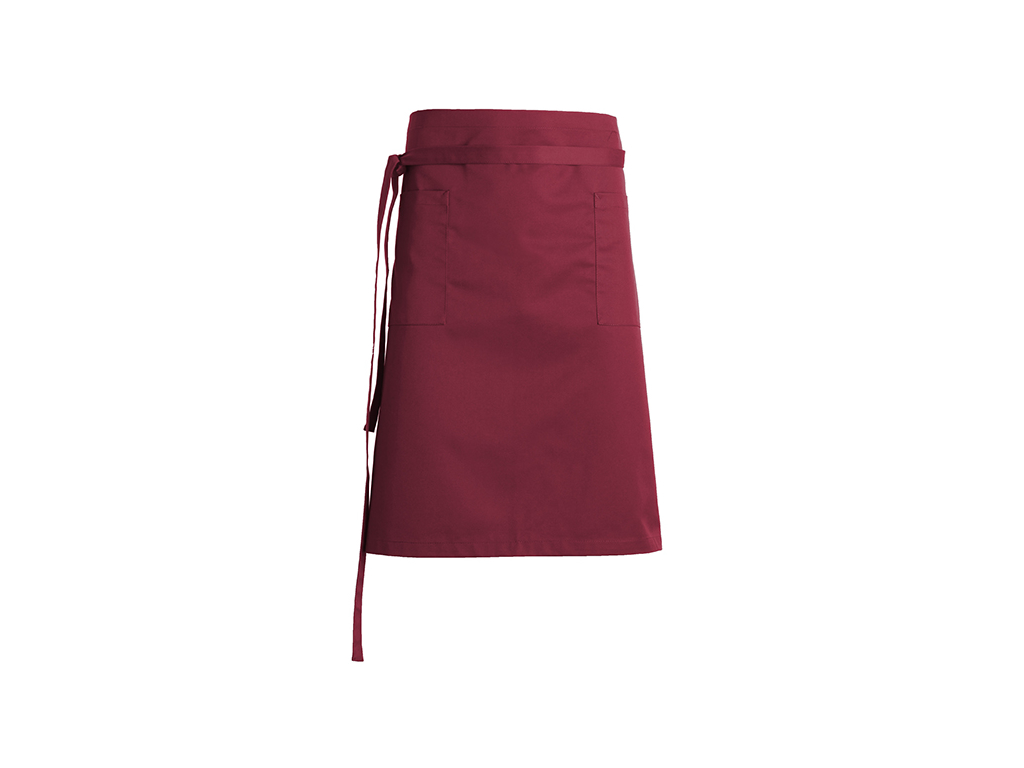 Forstykke med lommer bordeaux 86x60 cm