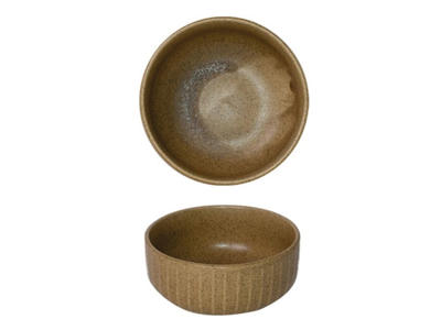 Skål Høj Ø11,5 cm Brun Gordion