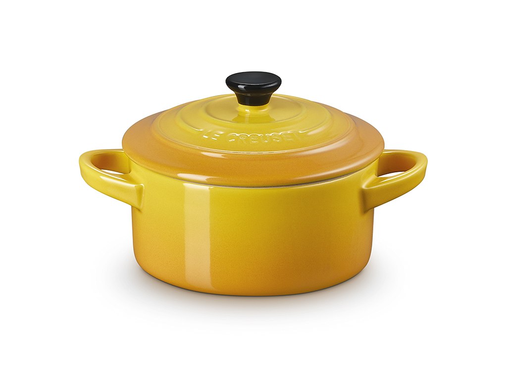 Le Creuset mini stentøjsgryde Ø 10 cm i nectar