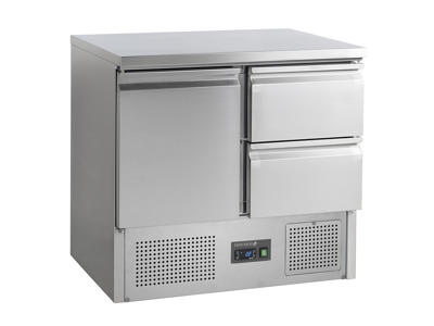 Køledisk 1 skab 2 skuffer GN 1/1