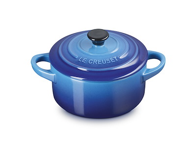 Le Creuset mini stentøjsgryde Ø 10 cm i azure