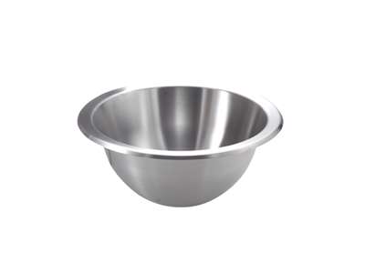 Piskeskål rustfri 35 cm 10 L.