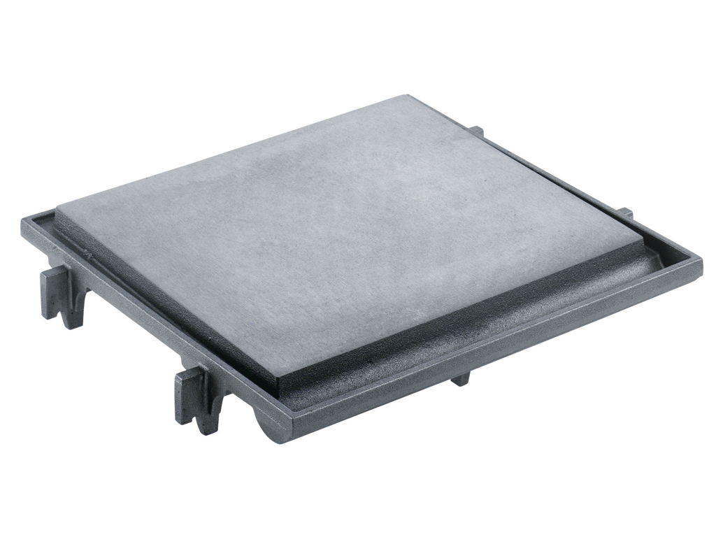 Stegeplade glat til 1 blus