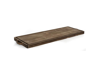 Skærebræt 80x30x3 cm m. rille Vintage