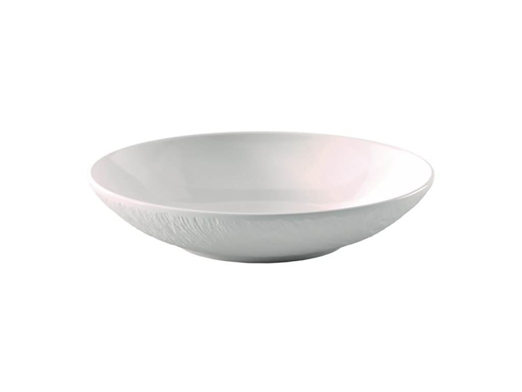 The Rock Glazed Tallerken Dyb 28 cm Hvid