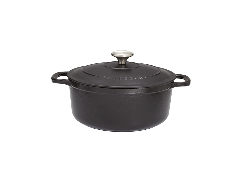 Gryde Chasseur Ø32 cm rund sort