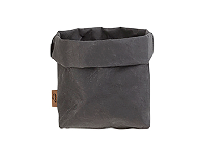 Brødpose sort 15x15 cm