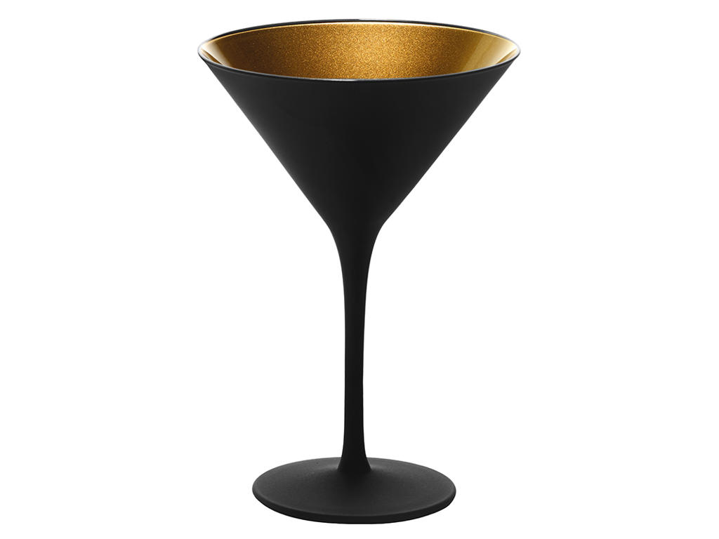 Glas Elements Cocktail Sort/Guld 24 cl