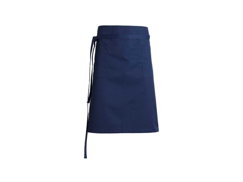 Forstykke med lommer sailorblå 86x60 cm