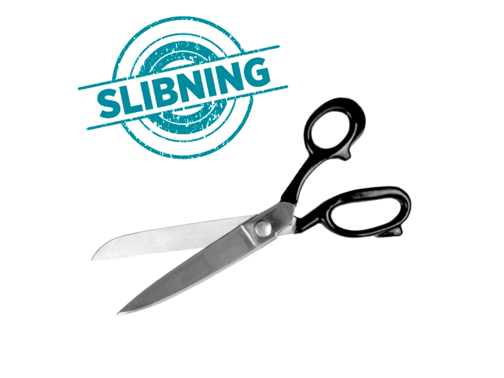 Saks, adskilt og slebet