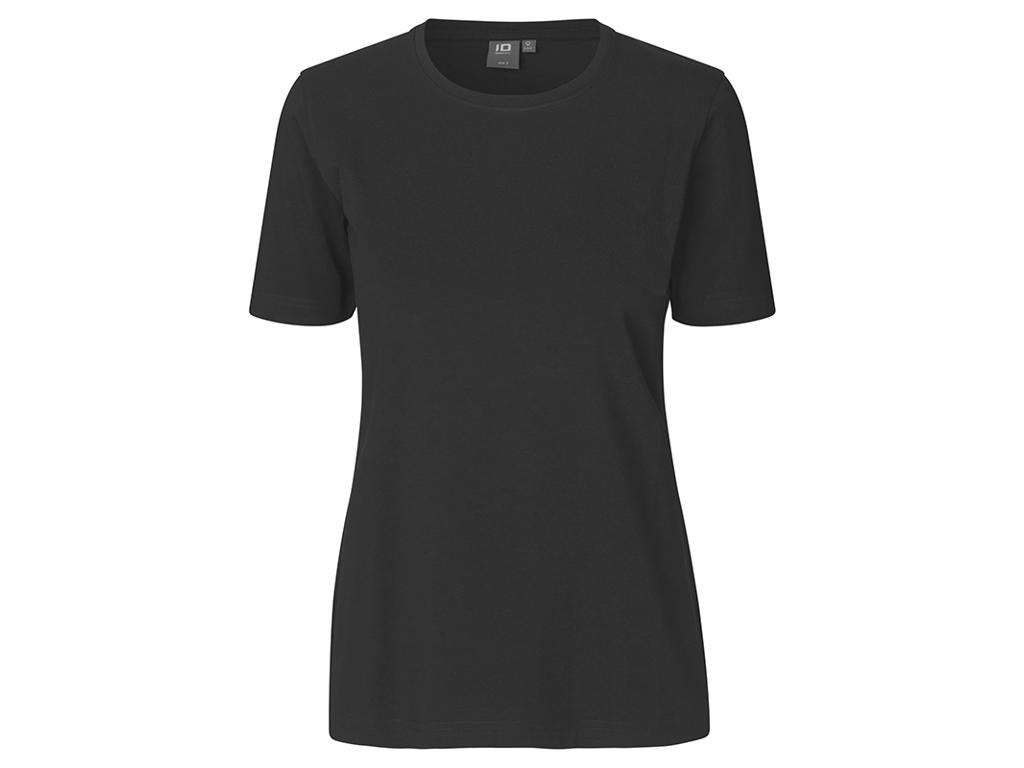 T-Shirt Stretch Komfort Dame Sort XL