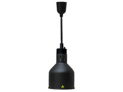 Varmelampe Sort 30-80 grader Højde 600mm