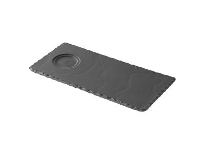 Tallerken 25x12x0,7 cm Gourmet Basalt