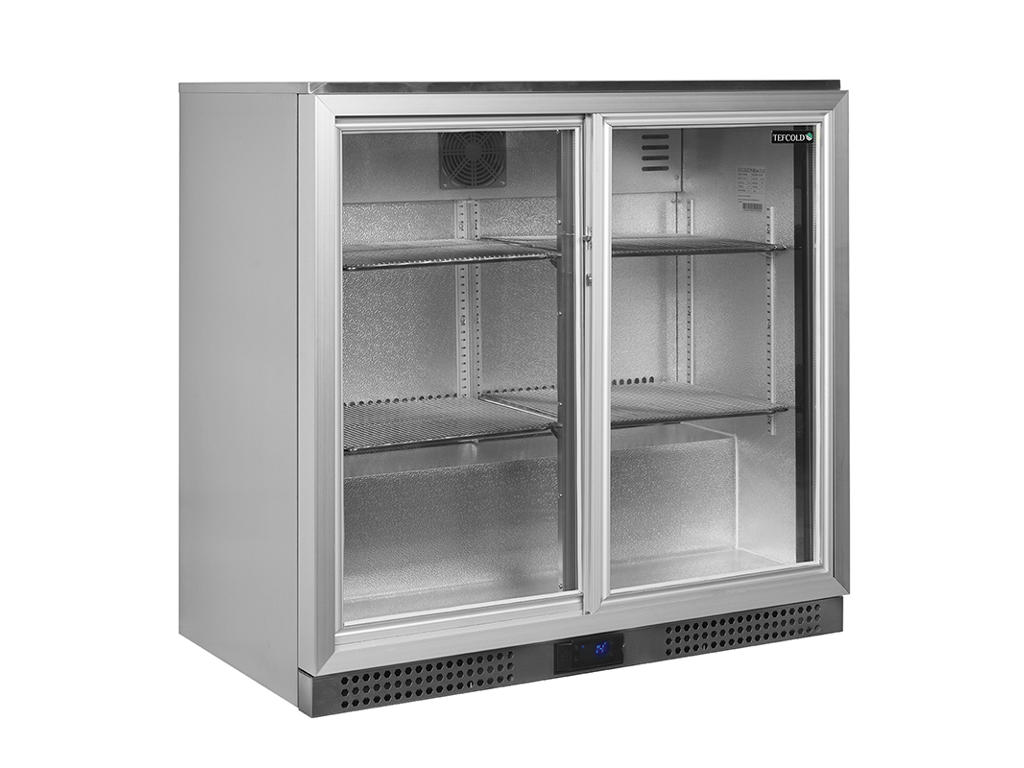 Backbar 2 Skydelåger Grå/alu