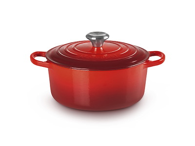 Le Creuset støbejernsgryde Ø 24 cm i Cerise