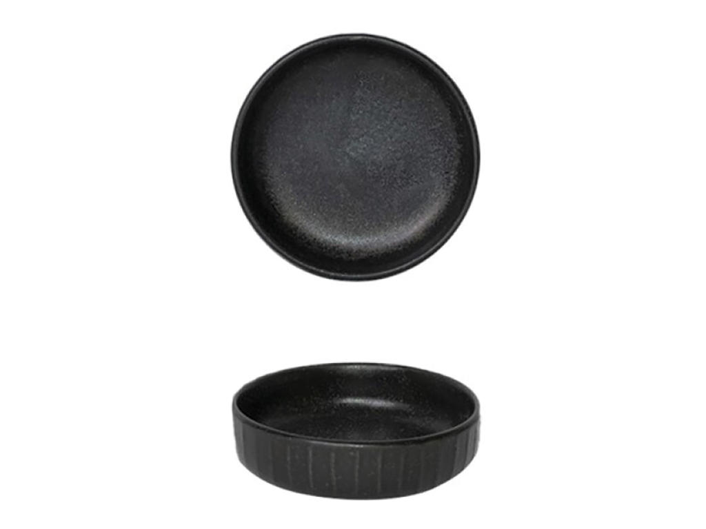 Skål Lav Ø9 cm Sort Gordion