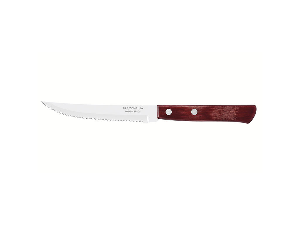 Steakkniv 12 cm rød polywood