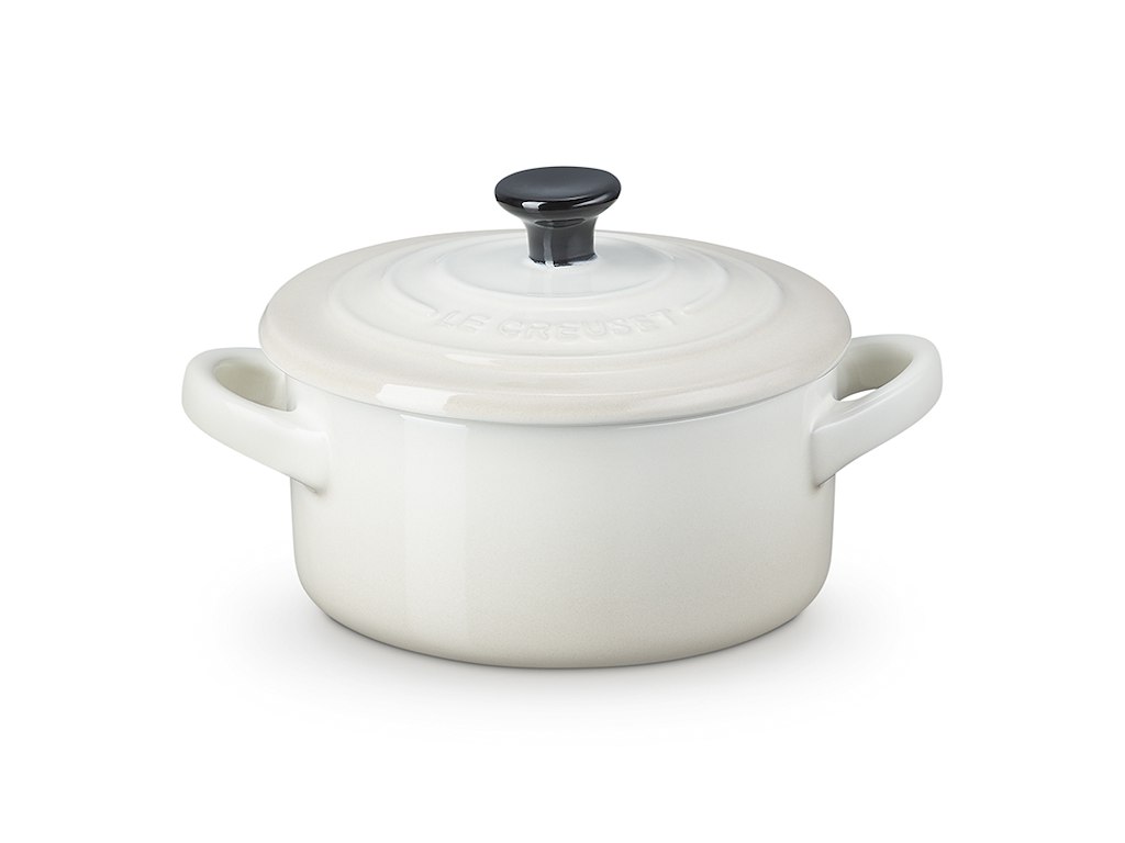 Le Creuset mini stentøjsgryde Ø 10 cm i meringue