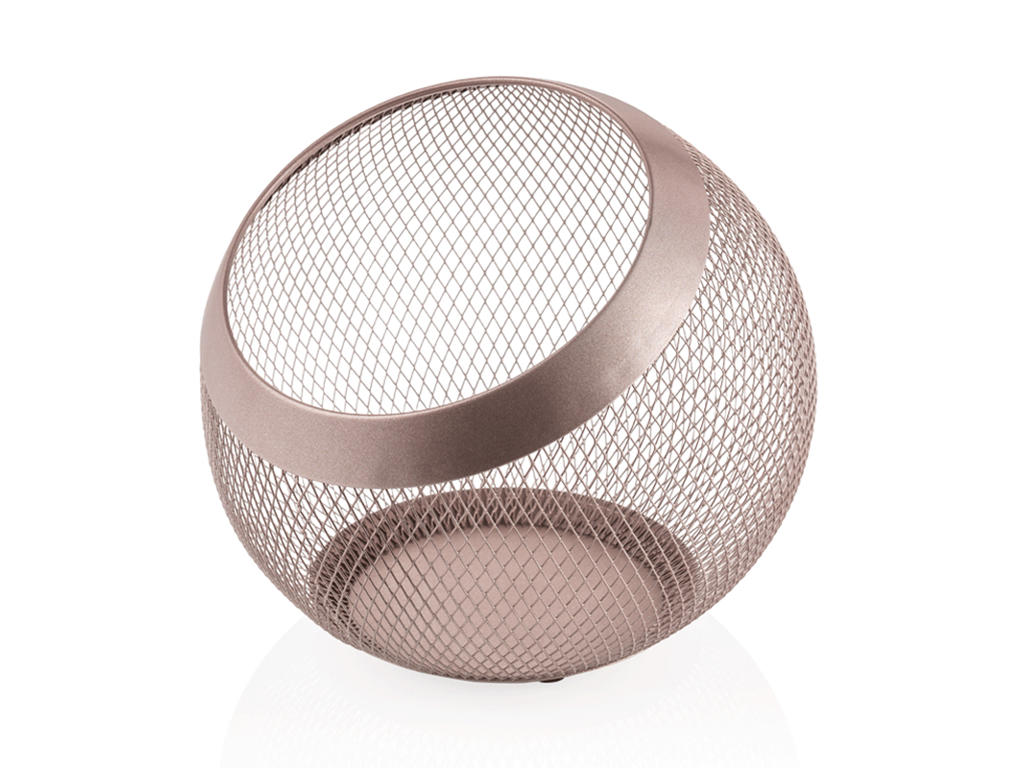 Kurv Metalic Nude Net Åben kugle 24 cm 