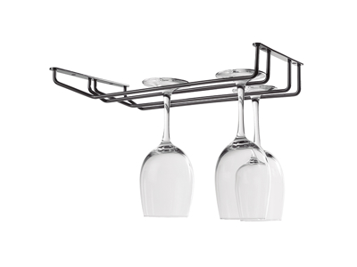 Glasophæng Sort 2 rækker 34x20 cm