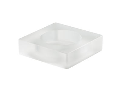 Bakke til servering 15x15 cm Hvid Mealplak