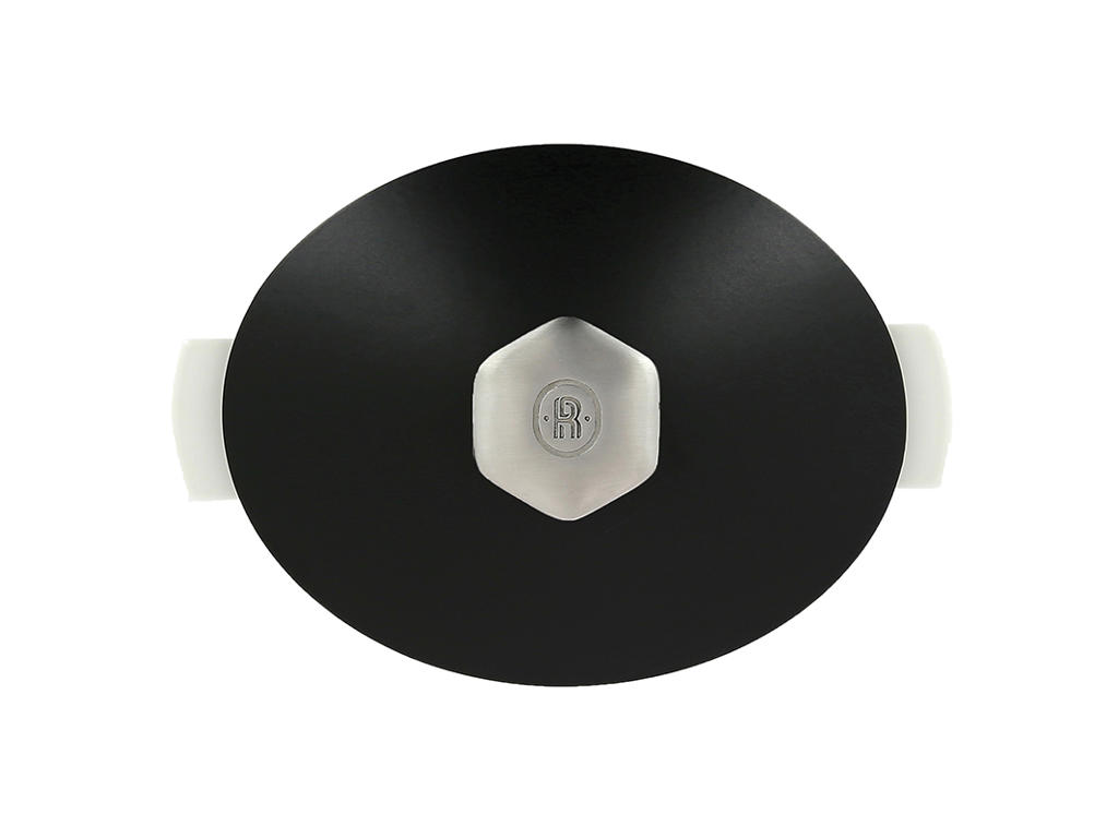 Låg til gryde Oval 32,5x26,5 cm Satin Sort Revolution 2