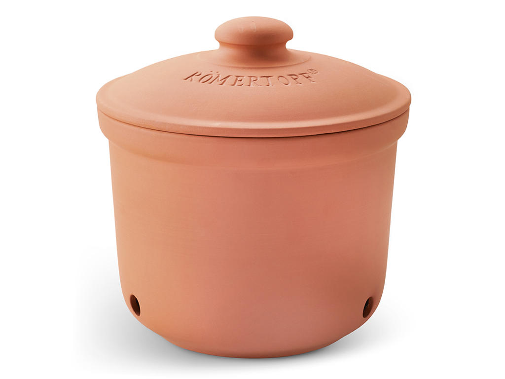 Römertopf Krukke med låg - Terracotta Max
