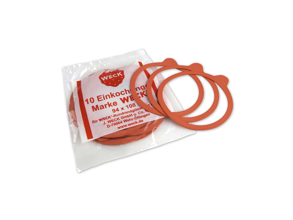 Weck Gummiring RR100- pakke med 10 stk